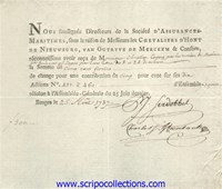 Société d'Assurançes Maritimes établie à Bruges