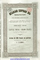 Belgian Coprah Oil Manufactory S.A.
