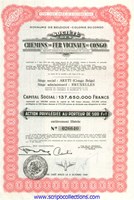 Société des Chemins de Fer Vicinaux du Congo, Soc. Congolaise
