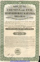 Société des Chemins de Fer Léopoldville Katanga Dilolo Soc. Cong.