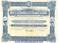 Société des Chemins de Fer Vicinaux du Congo, Soc. Congolaise