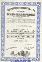 "Compagnie des Chemins de Fer Katanga-Dilolo-Leopoldville ""K.D.L."", Soc. Congolaise"