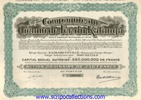 Compagnie du Chemin de Fer du Katanga Soc. Congolaise
