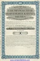 Société des Chemins de Fer Léopoldville Katanga Dilolo Soc. Cong.