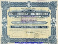 Société des Chemins de Fer Vicinaux du Congo, Soc. Congolaise