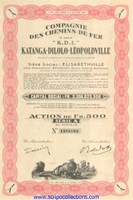 "Compagnie des Chemins de Fer Katanga-Dilolo-Leopoldville ""K.D.L."", Soc. Congolaise"