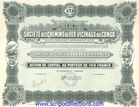 Société des Chemins de Fer Vicinaux du Congo, Soc. Congolaise