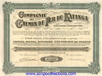 Compagnie du Chemin de Fer du Katanga Soc. Congolaise