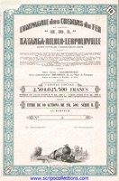 "Compagnie des Chemins de Fer Katanga-Dilolo-Leopoldville ""K.D.L."", Soc. Congolaise"