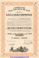 "Compagnie des Chemins de Fer Katanga-Dilolo-Leopoldville ""K.D.L."", Soc. Congolaise"