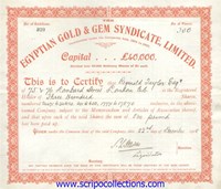 Egyptian Gold & Gem Syndicate, Ltd/ The