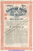 5% (51/2%) Egyptian Delta Light Railways Ltd.