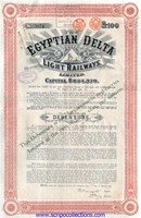 5% (51/2%) Egyptian Delta Light Railways Ltd.