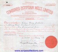 Combined Egyptian Mills Ltd