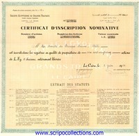 Grands Travaux/ Soc Egyptienne de