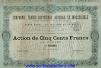 Co Franco- Égyptienne Agricole et Industrielle Sa