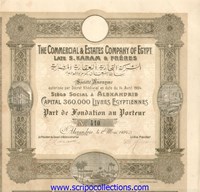 Commercial & Estates Co of Egypte Late S. Karam & Freres/ The