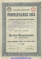 S.A. des Propriétaires Unis pour la Recherche et  l'Exploitation Houillère en Belgique