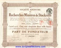 S.A. de Recherches Minières de Stockroye