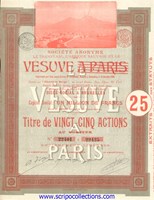 SA du Vésuve à Paris