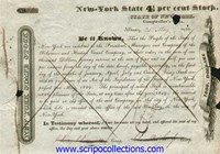 Delaware and Hudson Canal Company - New York State Stock